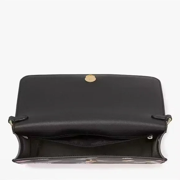 Kate Spade Black Floral Crossbody Bag - Picture 2 of 7